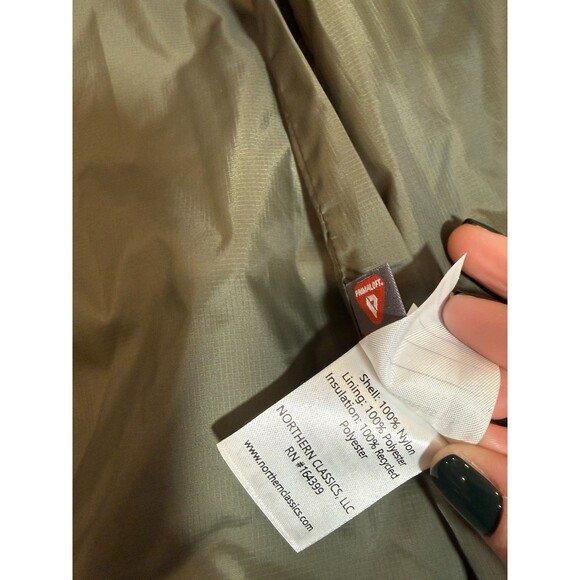 NWT Northern Classics Women's primaloft Quilted Puffer Jacket cozy cocoa small - Picture 12 of 14